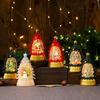 New Painted Christmas Tree-shaped Luminous Candles, Oil Lamps, Children's Small Gifts, Wind Lamps, Bar Table Decorations and Ornaments