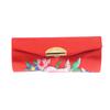 Flower Jacquard Lipstick Case Single Jewellery Box Lip Gloss Storage Case Cosmetic Bags With Mirror Women Makeup Storage Box