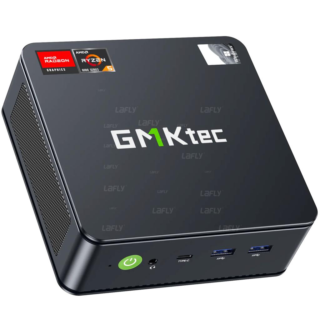 GMKtec M5 Plus Ryzen 7 5825U Mini PC Win11 Pro DDR4 SO-DIMM NVMe M.2 SSD WiFi6E BT5.2 Tri-Display Desktop Office Gaming Computer
