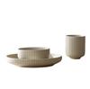 Truffle Ceramic 3-Piece Dinnerware Set