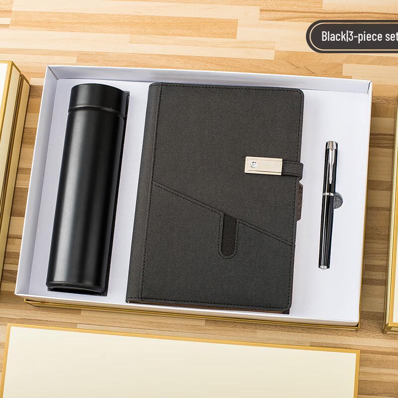 Changqi Loose-leaf Notebook Gift Set with Pen and Cup