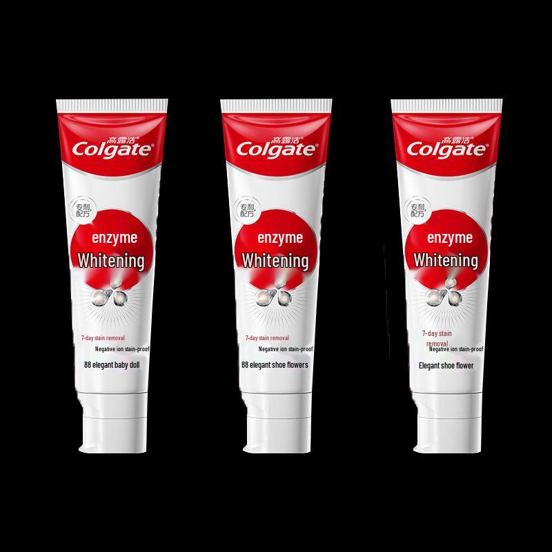 Colgate Dual-Action Enzyme Whitening Toothpaste - Osmanthus (3x120g)