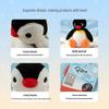 Portachiavi Peluche Pinguino Originale Bambola Ornamento per Zaini