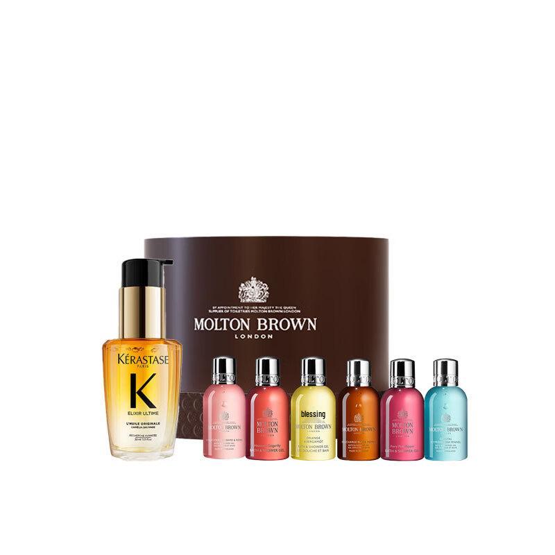 Подарочный набор Kérastase Elixir Ultime Масло для волос и гель для душа