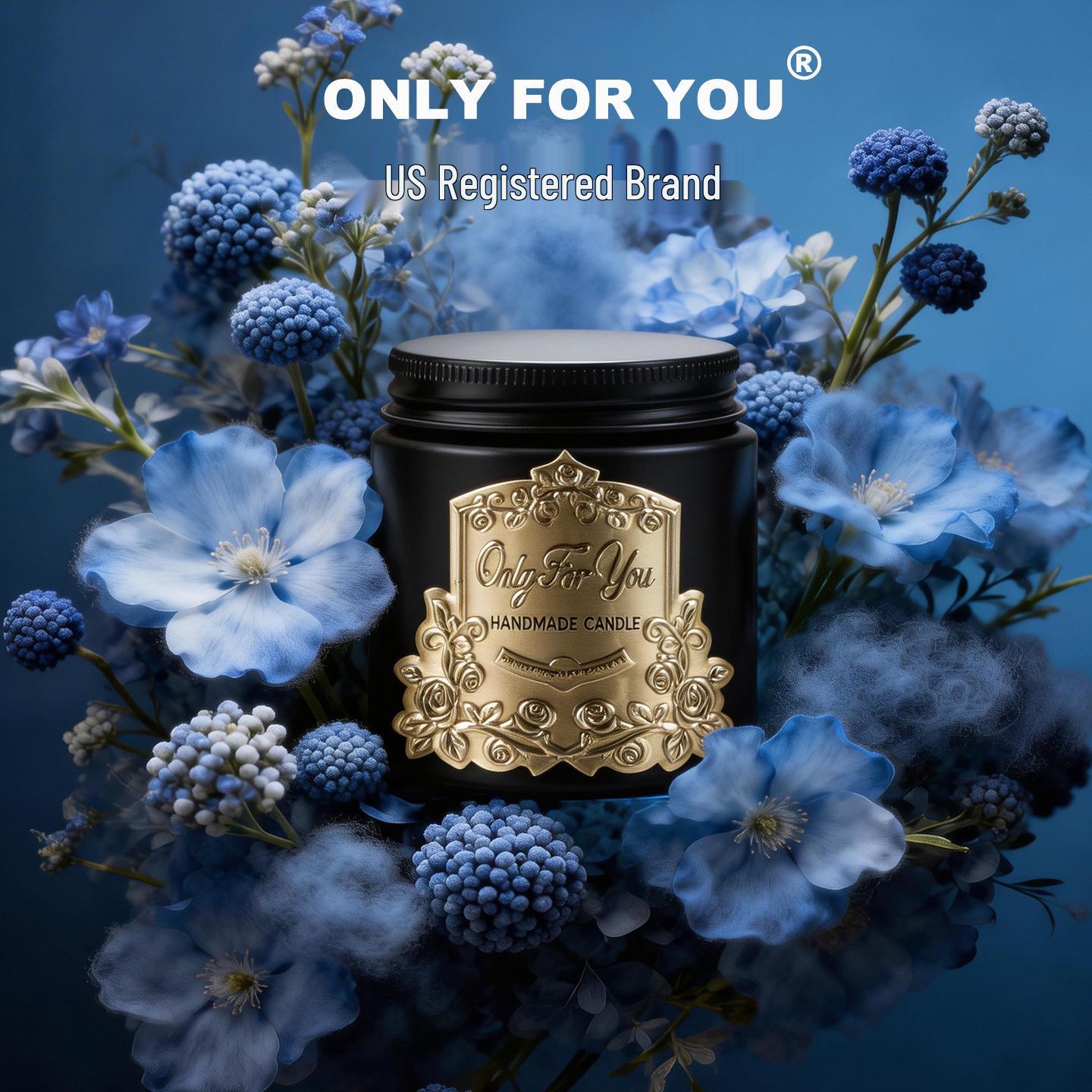 Essential Oil Aromatherapy Candle Gift with Metal Plate Atmosphere Set - US Registered Brand