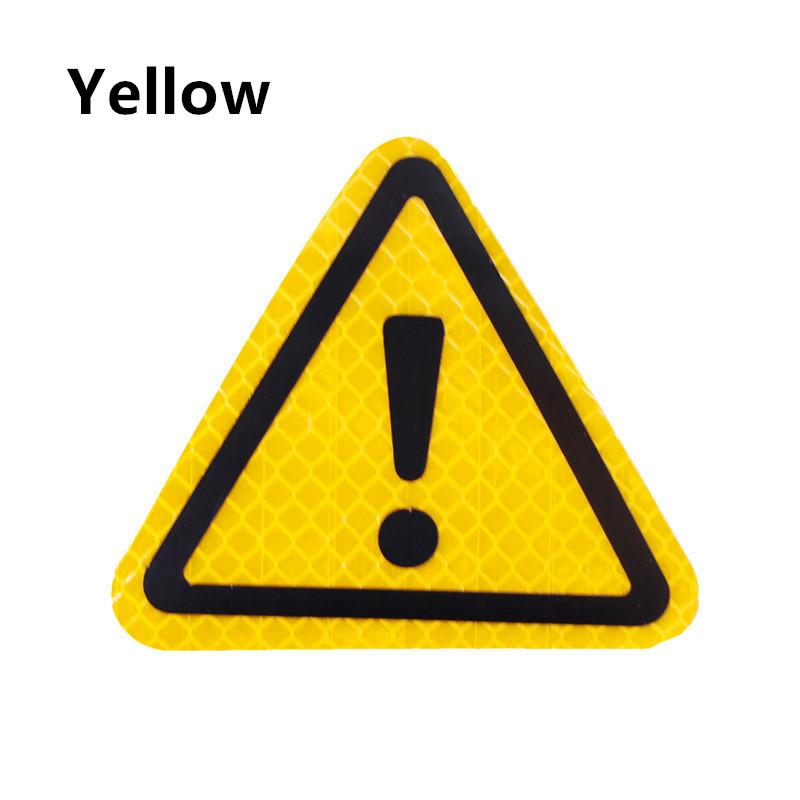 

Автомобильные 110мм Треугольные Светоотражающие Наклейки Знаки Опасности Автомобильные Наклейки Автомобильные Задние Предупреждающие Знаки Безопасности Светоотражающие Наклейки жёлтый