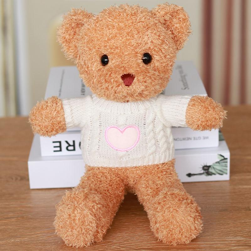 Bärenpuppe Hochwertiges Valentinstagsgeschenk für Freundin Freund Mädchen Geburtstagsgeschenk Puppe