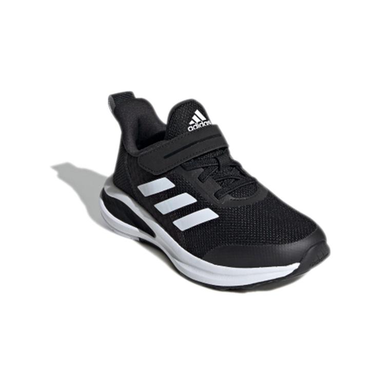 Adidas Fortarun El K Hook and loop Slip Resistant, Abrasion Resistant, Breathable Low top Kids' Running Shoes FW2579
