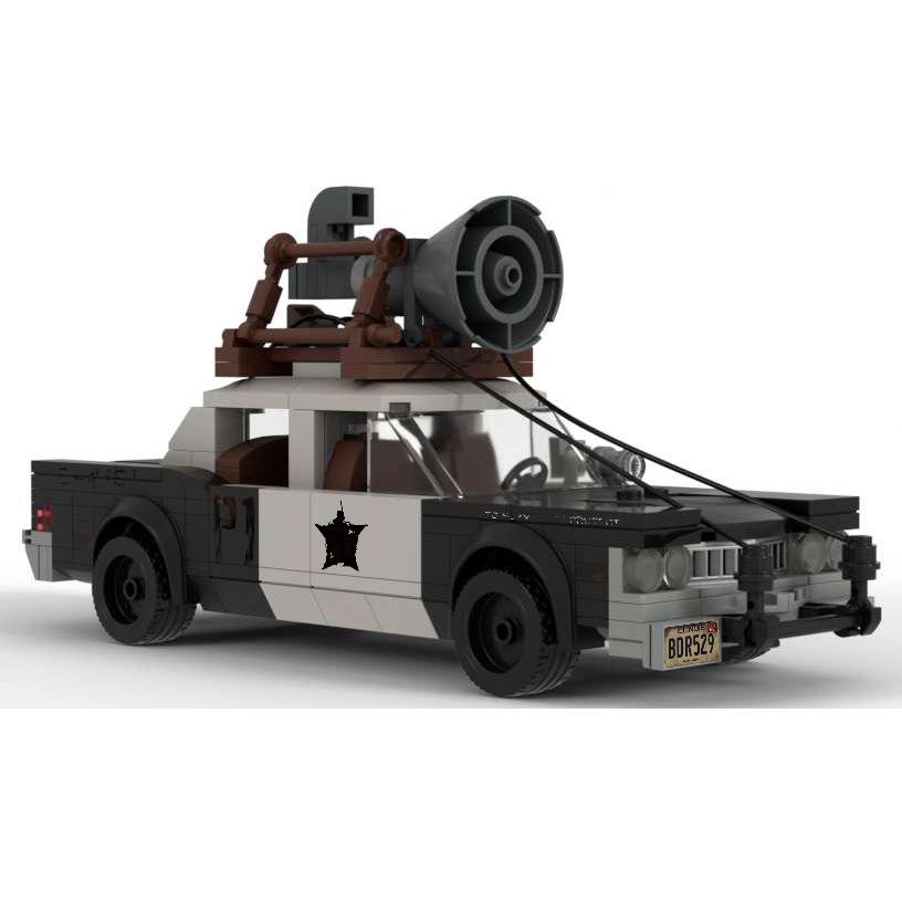 Blues Brothers MOC Car Model 37693, Compatible with Lego Small Blocks