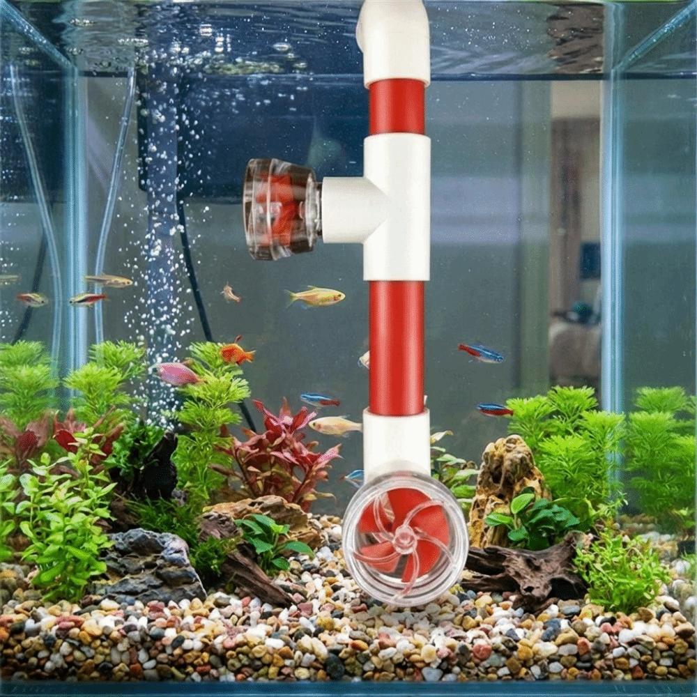 Transparent Auto-Rotating Fan Kit Rotary Type Aquarium Wave Maker Nozzle  Aquarium Application
