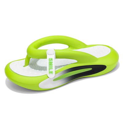 Unisex-Flip-Flop-Sommer-Strandschuhe, rutschfeste Plateau-Hausschuhe für Damen, 5 cm weiche, dicke Sohle, EVA-Slipper für Herren