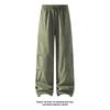 Vintage Knitter-Look Lockere Funktionale Outdoor Wander-Cargo Fallschirmjägerhosen für Herren