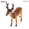 Simulation Christmas Deer Christmas Elk Plush Reindeer Christmas Decoration Fairy Garden Miniatures Props doll Toy