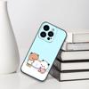 Cute Cartoon BUBU DUDU Phone Case For Iphone 16 15 11 13 14 Pro Max 7 8 Plus X Xr Xs Max 12mini Black Shell Cover Case
