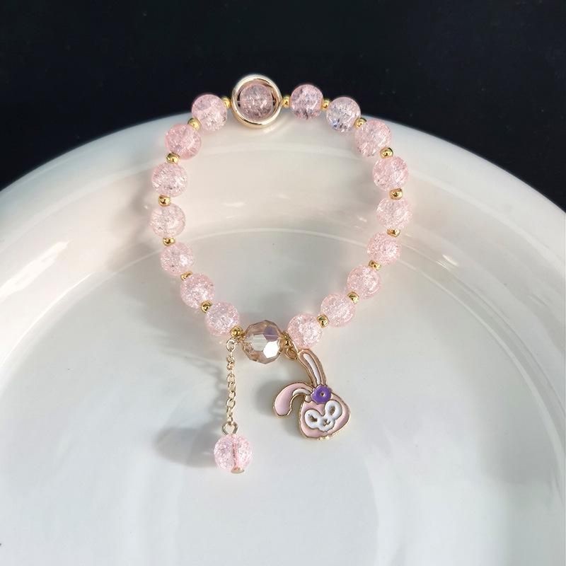 Kuromi Colorful Popcorn Crystal Beaded Bracelet - Christmas Hot Sale for Students & Besties