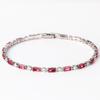 Luxury Rainbow Iced Out Zircon Tennis CZ Bracelet Women's Stretch Adjustable Bracelet Hippie Fashion Accessories Jewelry Gifts