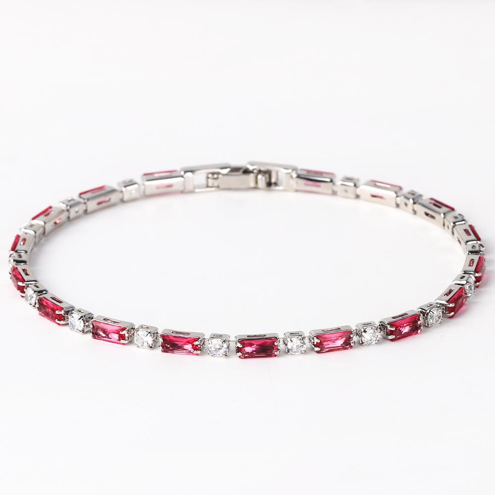 Luxury Rainbow Iced Out Zircon Tennis CZ Bracelet Women's Stretch Adjustable Bracelet Hippie Fashion Accessories Jewelry Gifts