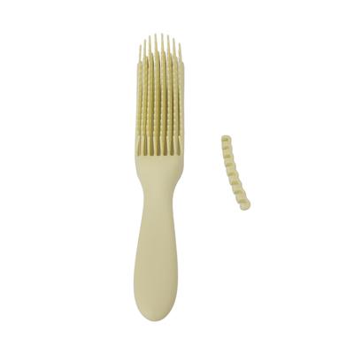 Detangling Brush Convenient Practical Safe Reliable Matte Handle Compact Portable Hairdressing Tool