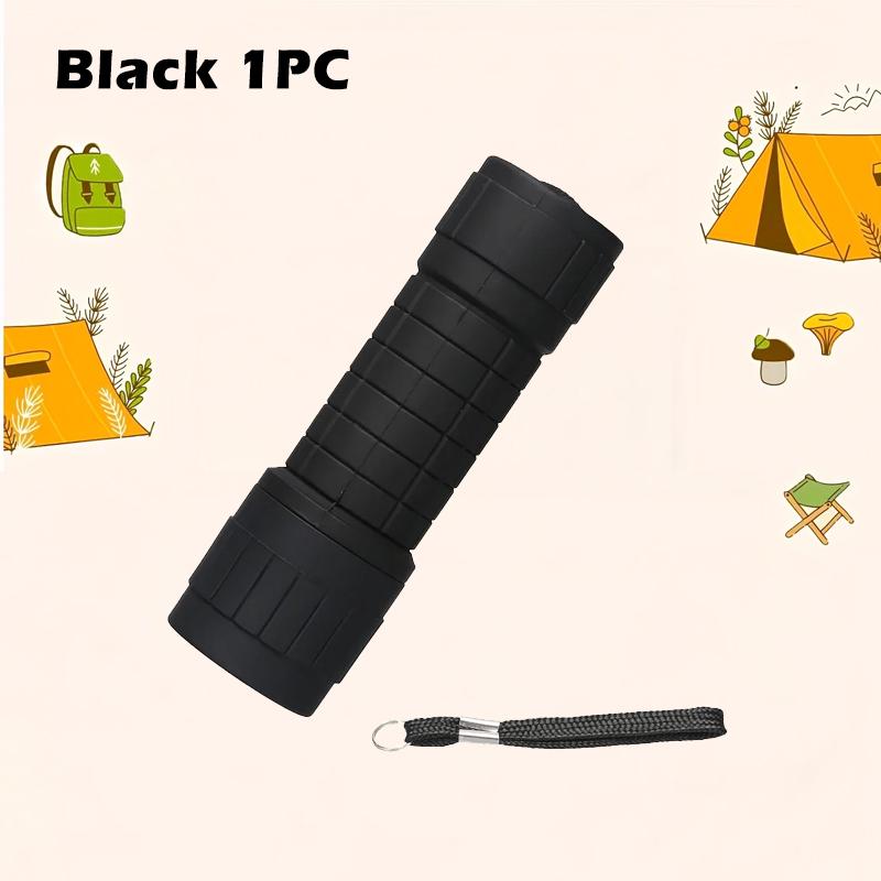 Mini Portable Flashlight Nine XPE Lamp Beads Strong Lighting Using 3*AAA Batteries Pocket Outdoor Emergency Torch Children Gifts