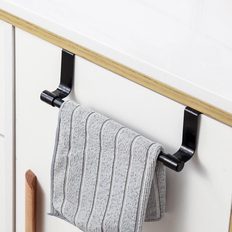 Stainless Steel Over-the-Door Towel and Dishcloth Hanger Rack
