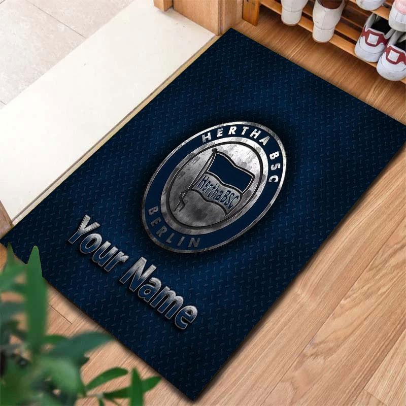 Hertha BSC Custom Name Carpet Rug for Living Room Bedroom Home Sofa Decoration,Kids play Non-slip Floor Mat