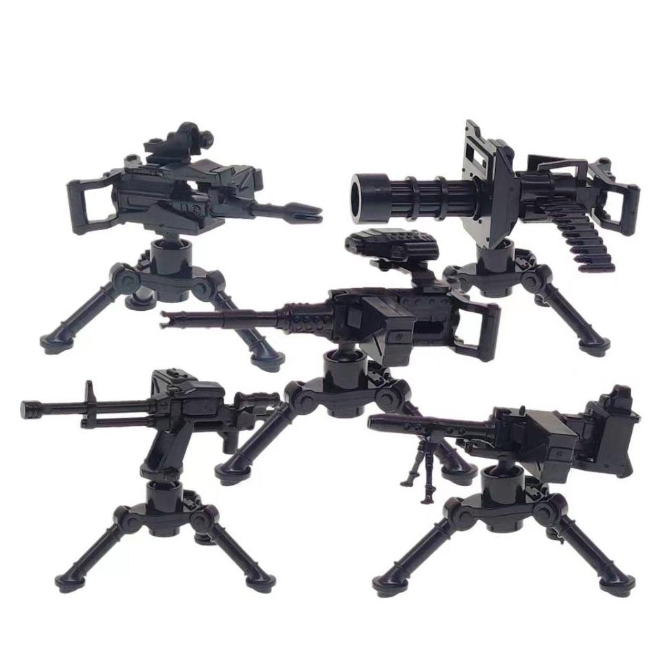 Military Building Block Set Compatible Solider Figures Army Weapons Guns Gift Presents Equipment Accessories NSV Gatling Mortar Toys Playsets
