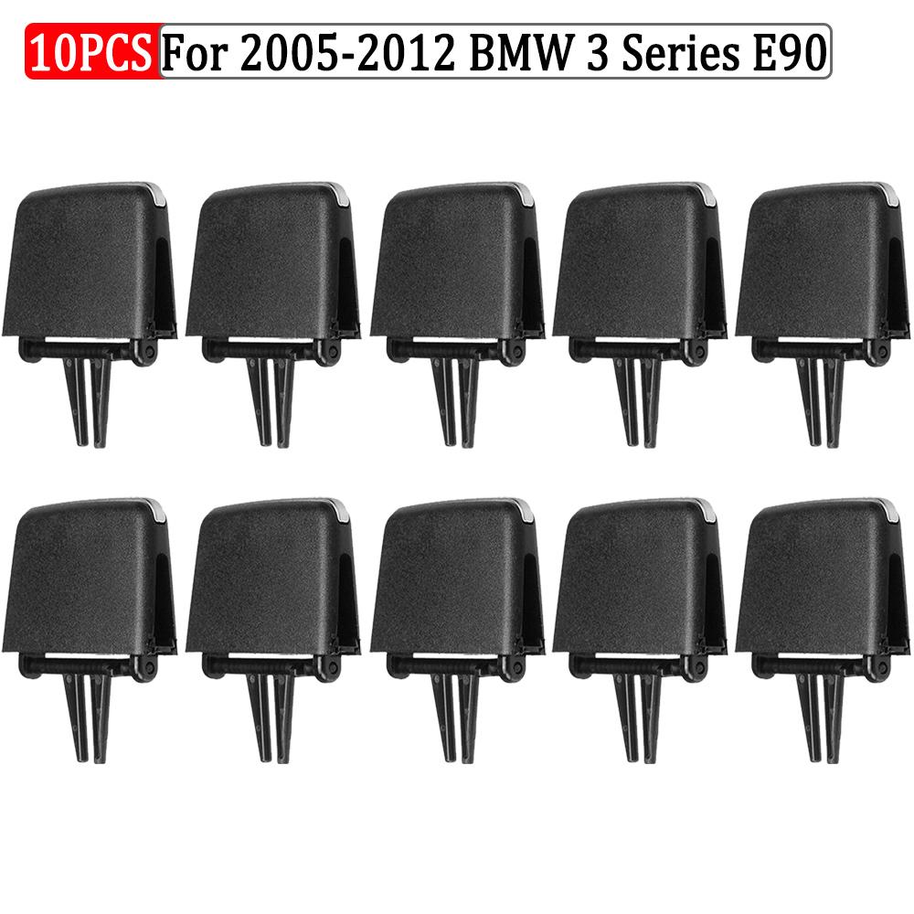 2-10PCS For BMW 3 Series E90 2005-2012 AC Vent Grille Slider Clip Repair Kit Car Front A/C Air Conditioning Vent Outlet Tab Clip