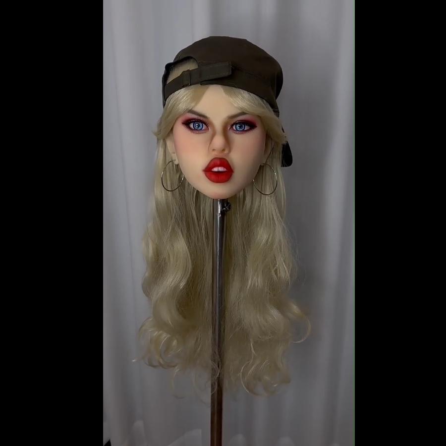 Men's Sex Doll Head With Mouth Sexy Beauty Oral Sex Masturbation Cup Adult Erotic Sex Toy