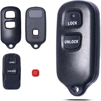 Key Fob Shell Case Replacement Fits for Toyota Tacoma Tundra RAV4 Highlander 4Runner Corolla Scion XA XB 2000 2001 2002 2003 2004 2005 2006 2007 2008