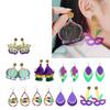 Fashion Carnival Earrings Bohemian Colorful Dangle Drop Earrings Brazilian Sambas Dancer Ear Accessories Pendant Earrings