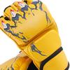 Half Finger Boxing Fight Gloves Half Finger Kickboxing Gloves with Adjustable Wrist Band for Men