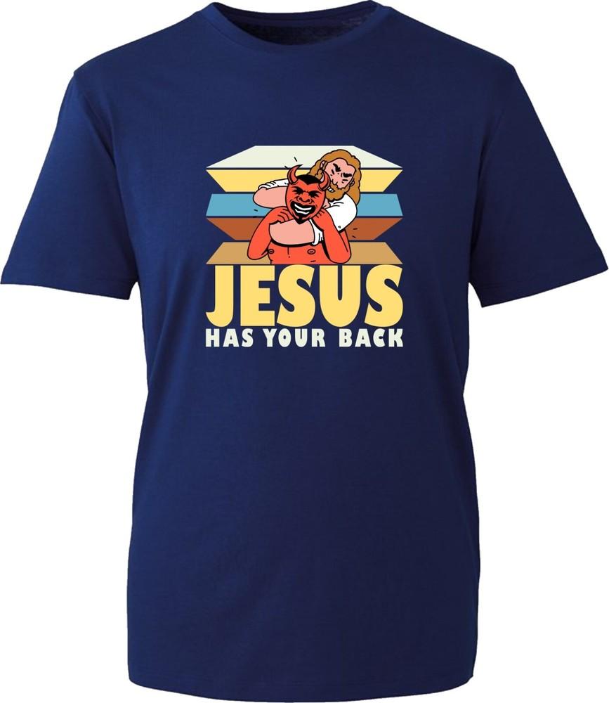 Jesus Tshirt Jesus Has Your Back Tshirt Jiu Jitsu T Shirt Funny Tshirt Gift S