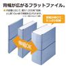 PLUS Plus Flat File A4 Vertical 2 Holes Cenovus 3 Books + 1 Replacement Cover 1 Binding String 89-288 Blue