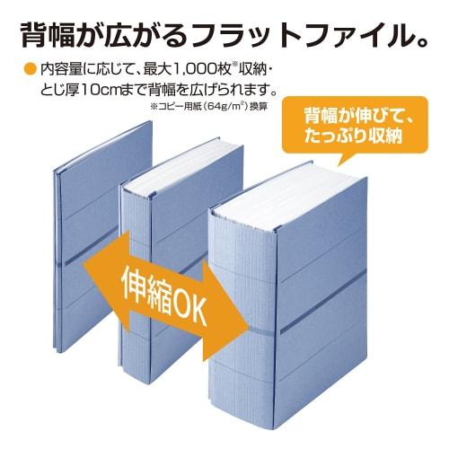 PLUS Plus Flat File A4 Vertical 2 Holes Cenovus 3 Books + 1 Replacement Cover 1 Binding String 89-288 Blue