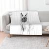 Siamese Cat, Thai Cat Throw Blanket Fuzzy Plush Throw Blanket for Sofa Chair
