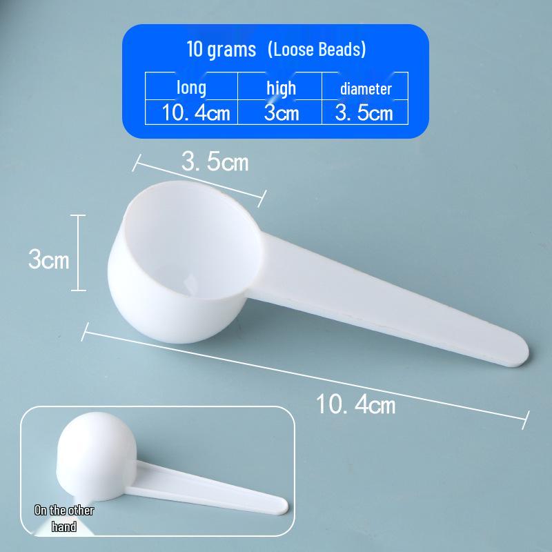 Individually Packaged Disposable Plastic Measuring Spoons: 1g, 3g, 5g, 10g, 15g for Liquid & Powder