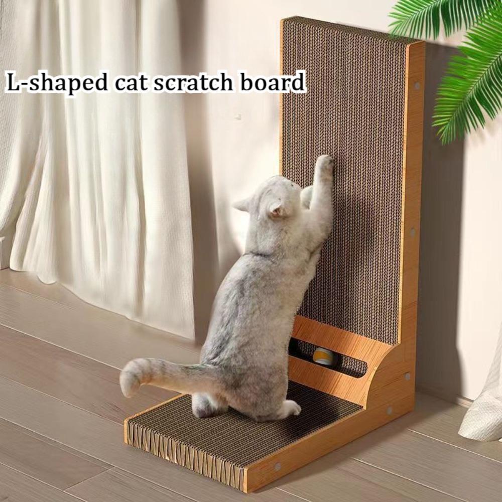 Cat Scratch Board 3-in-1 Large Kitty Toys Wear-resisting Corrugated Paper Cats Paw Board No Chips Falling Off Pet Accessories