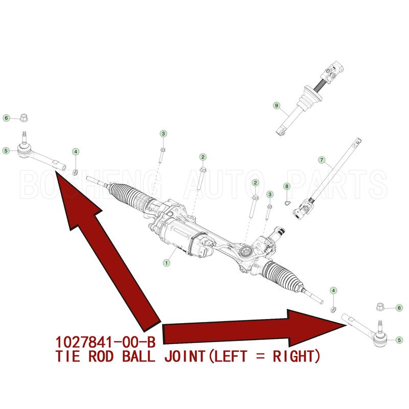 New For Tesla MODEL S 2016-2021 2021- Model X 2015-2021 Tie Rod End Ball Joint OEM 1027841-00-B 102784100B 1027841 00 B G1-2125