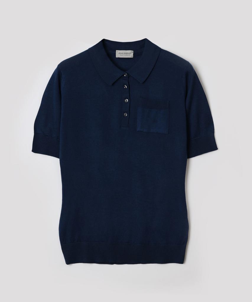 Jonseumedeulli Jenny Classic Polo Shirt Sea Island Cotton Knit Heritage 4 Colors