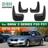 4PCS Splash Guards Mudguards Compatible with BMW 3 SERIES F30 F31 2012 2013 2014 2015 2016 2017 2018 2019