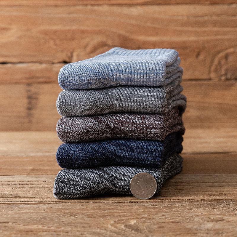 

Мужские зимние шерстяные носки, устойчивые к холоду - утолщенные, дезодорирующие, средней длины, теплые One size