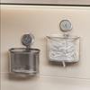 Wall-Mounted Suction Cup Plastic Bag Organizer