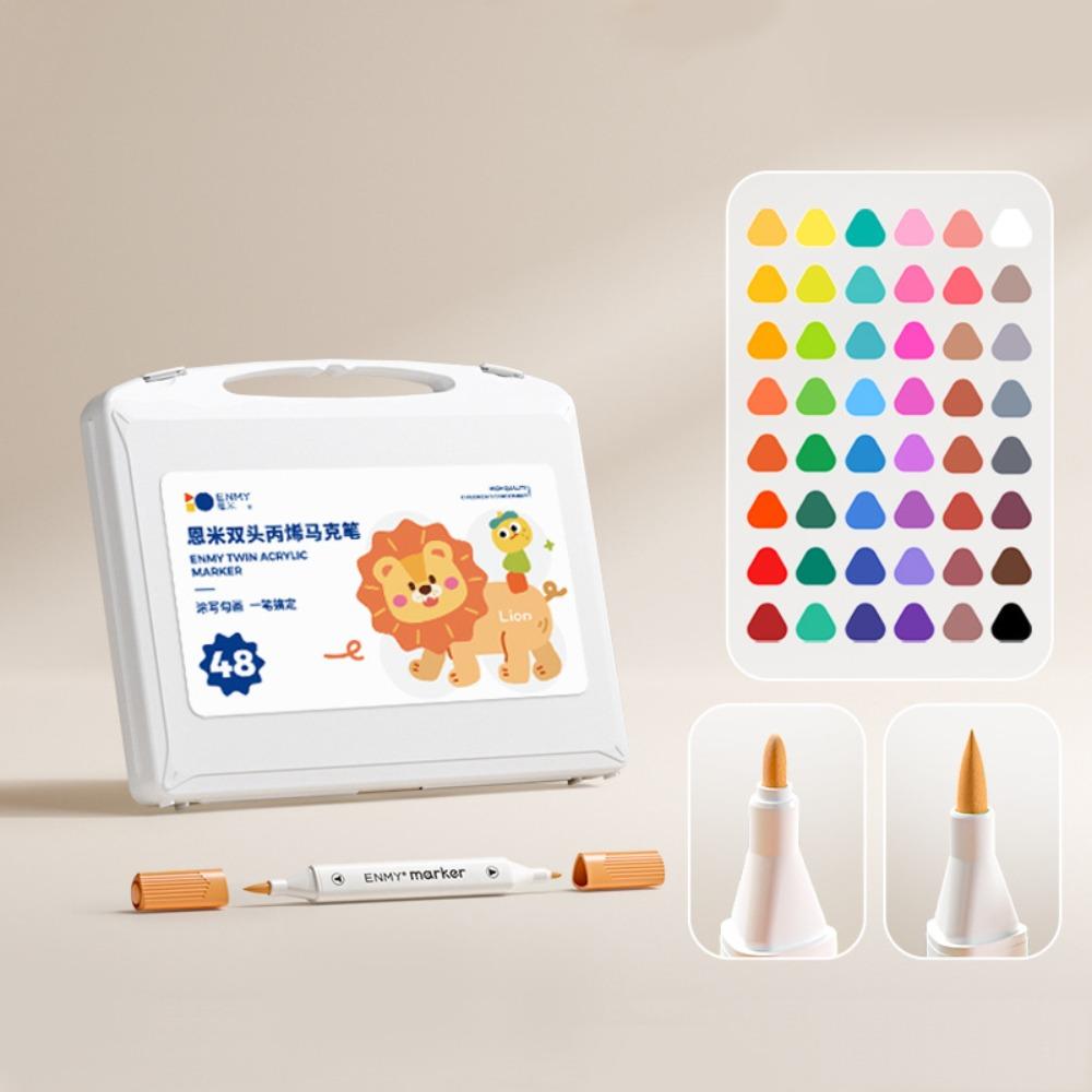 Fineliner Drawing 24/36/48/60/80 Colors Art Marker Pens Hook Liner Archival Ink Dual Tip Brush Acrylic Paint Marker Gel Pen