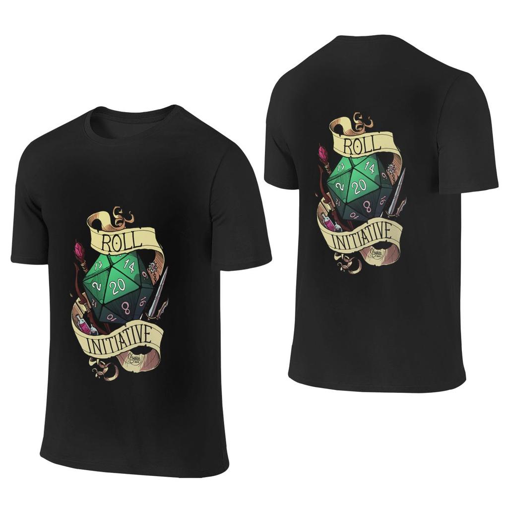Roll Initiative Outdoor Reversible Tshirt Basic Commuting Seamless Splicing Tees