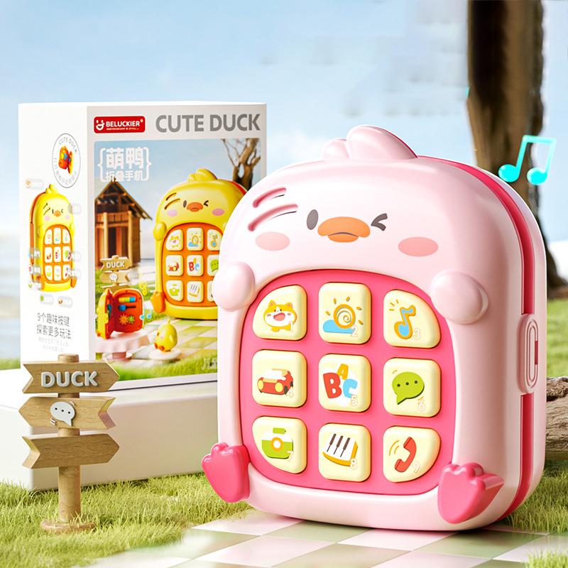 Montessori Sensory Busy Board Baby Simulate Phone Music Pretend Play Make Call Multifunction Activities Educational Travel Toys