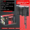 110V 220V Aquarium Filter Wall-mounted Fish Tank Filter External Grass Tank Filter Water Flow Adjustable Suitable for 30-80CM
