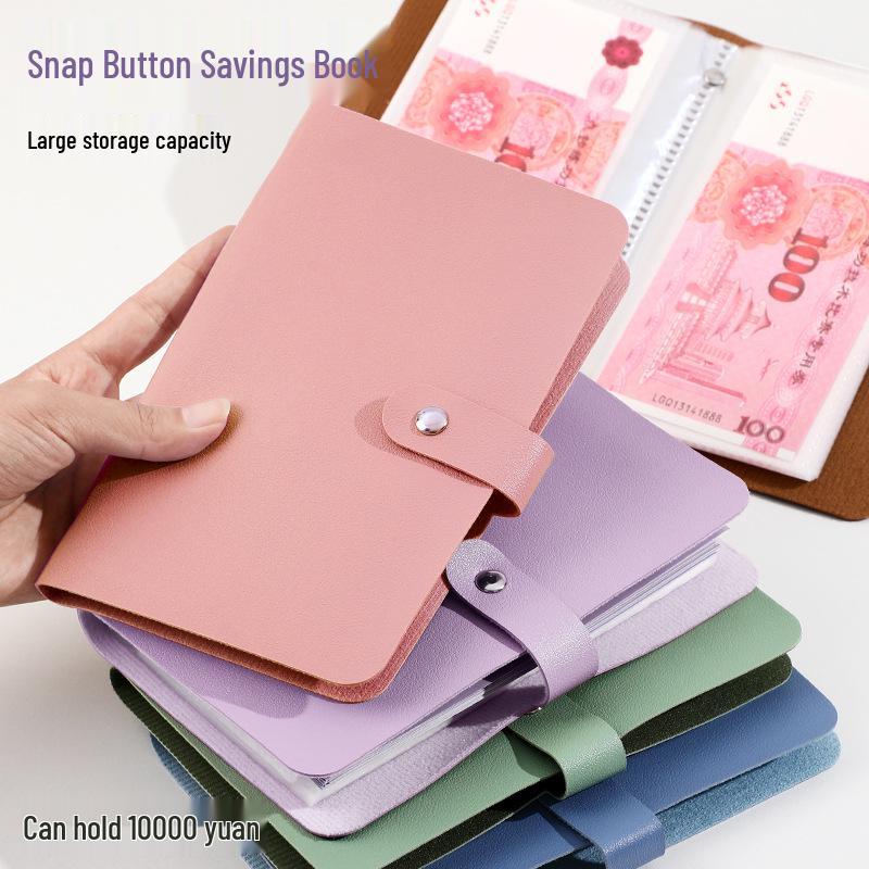 International Currency and Coin Collection Album with Money Clip and Ledger