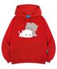 Fleece-Lined H Cutie Couple Cat Hoodie Unisex Big Size M~4Xl (B Type)