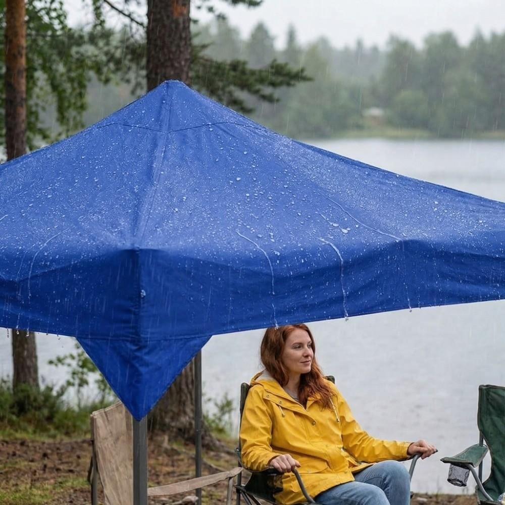Square Foldable Canopy Replacement Top Oxford Cloth Canopy Tent Top Cover  Outdoor Activities