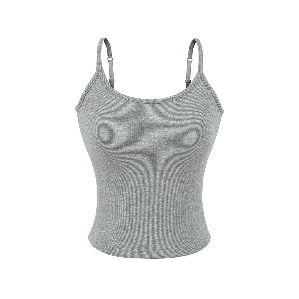 Sexy Spring Sleeveless Camisole: Women's Slimming and Flattering Hot Girl Fashion with Beautiful Back Design
